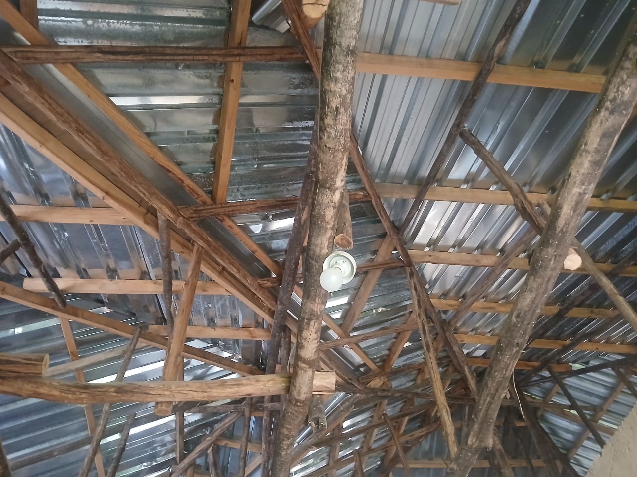 NOMAGOM roof without ceiling