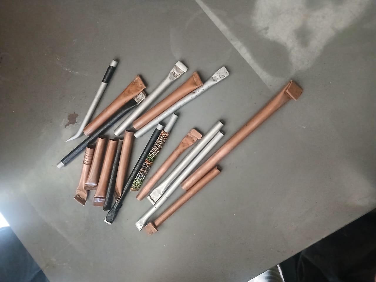 Pipes used for Dinaka dance instruments